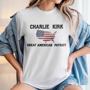 Charlie Kirk Great American Patriot Bright Shirt HA75 64426