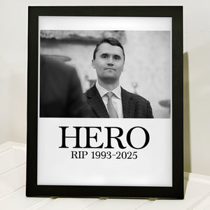 Hero Charlie Kirk American Hero Picture Frame HO82 65834