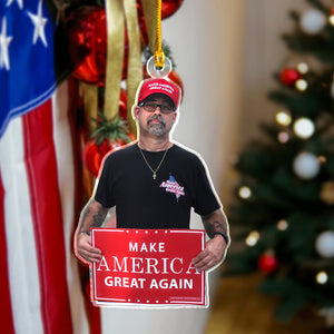 Custom Photo Trump Lovers Acrylic Ornament N304 HO82 65158