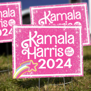 Kamala Harris 2024 and Tim! Yard Sign HO82 65022
