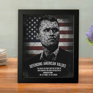Rest In Peace Charlie Kirk A True Patriot Picture Frame CH07 67538