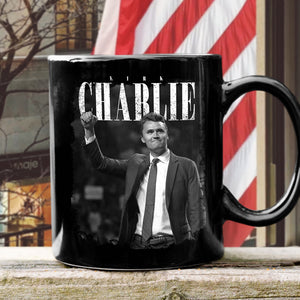 Charlie Kirk, Great American Patriot 1993 - 2025 Black Mug LM32 65581