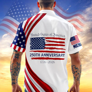 Personalized USA 250th Anniversary Hawaiian Shirt HO82 901142