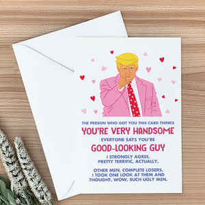 Personalized The Person Who Got You This Card Thinks Trump Thankyou Card LM32 897843