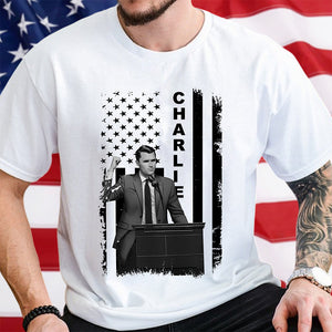 Pray for Charlie Kirk – Conservative Christian Political Bright Shirt TH10 64417