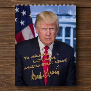 Custom Name President Donald Trump Photo Building Brick Blocks TH10 898877