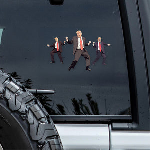 Trump Victory Dance Car Window Decal Sticker HA75 64626