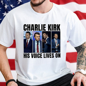 Charlie Kirk His Voice Lives On Bright Shirt HO82 65898