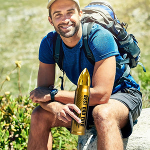 Fathers Day Dad Gifts from Daughter Son Wife, Gifts for Dad 17Oz Stainless Steel Bullet Tumbler, Birthday Gifts for Men, Dad Birthday Gifts, Father'S Day Funny Dad Christmas Gifts Stocking Stuffers