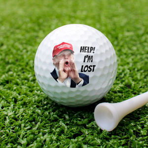 Donald Trump Help! I'm Lost Golf Balls, Funny MAGA Gift for Golfer LM32 65835