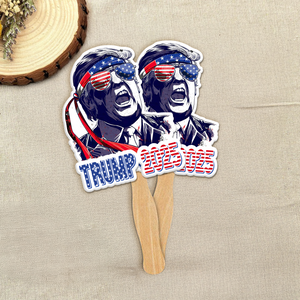 American Trump Independence Day Face Fans Funny Personalized Gift LM32 65341