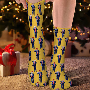 Let’s Embrace The Journey Ahead US Election Middle Tube Socks HO82 65508