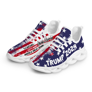 Trump 2024 Let's Make America Great Again Max Soul Shoes HA75 62920