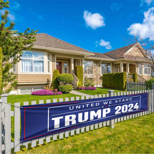 United We Stand Trump 2024 Banner TH10 63207