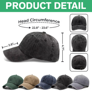 250 Years of America Anniversary Independence Day 2026 Washed Denim Baseball Cap CH07 896760