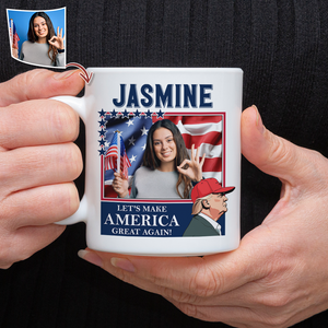 Custom Photo Let's Make America Great Again Trump Mug HA75 62716