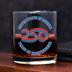 USA 250 Years Of Independence Whiskey Glass CH07 896768