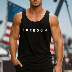 Charlie Kirk Freedom Black Tanktop HA75 64510