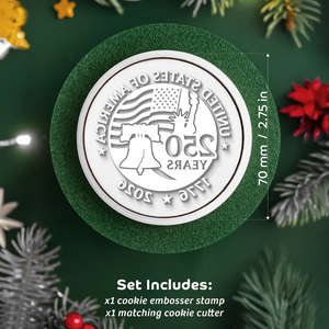 United States of America 250 Years Cookie Stamp HO82 900662