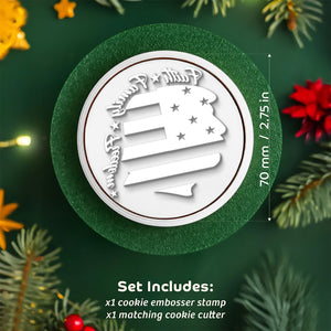 Personalized Faith, Family & Freedom Cookie Stamp LM32 897461