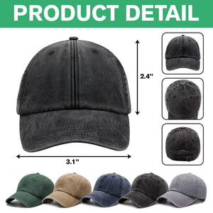 Rest In Peace Charlie Kirk Washed Denim Baseball Cap TH10 64483