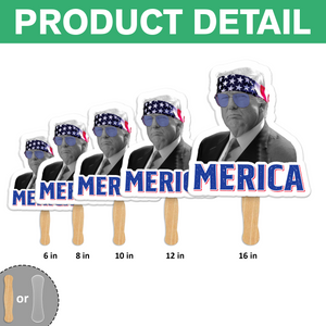American Trump Independence Day Face Fans Funny Personalized Gift LM32 65341