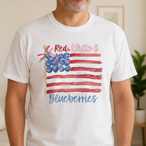 Red White & Blueberries Charlie Kirk Bright Shirt HA75 64614