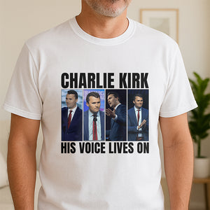 Charlie Kirk His Voice Lives On Bright Shirt HO82 65898