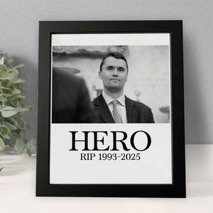 Hero Charlie Kirk American Hero Picture Frame HO82 65834