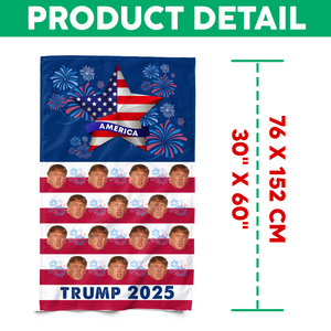 Custom Trump Funny Photo Beach Towel Summer Gift CH07 67352