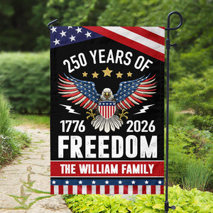 250 Years of Freedom Garden Flag America 250th Anniversary Gift for Family CH07 896832