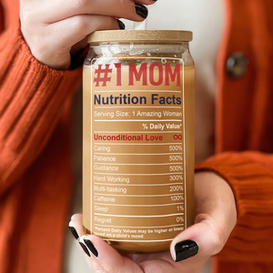 Personalized You're A Really Really Great Trump Mom, Trump Dad Glass Can With Lid LM32 65325