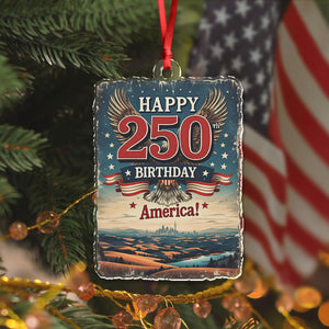 Happy 250 Birthday America Acrylic Ornament TH10 894787