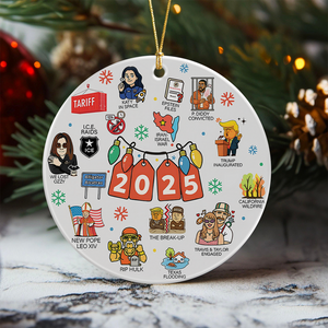 Recap 2025 United State of America Light Ceramic Ornament LM32 65807