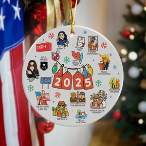 Recap 2025 United State of America Light Ceramic Ornament LM32 65807