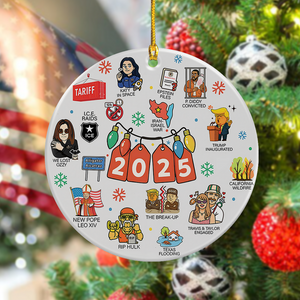 Recap 2025 United State of America Light Ceramic Ornament LM32 65807