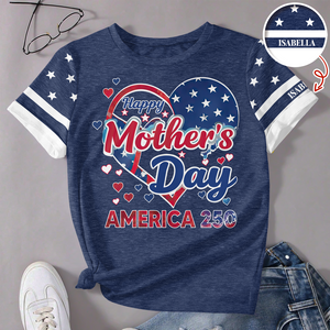 Personalized Happy Mother's Day With US Flag 3D Shirt, Gift For Mom, Mother's Day, America 250 HO82 901352