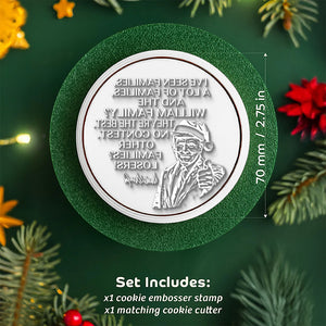 Personalized Gift Funny Trump Christmas I've Seen Families Cookie Stamp LM32 65829