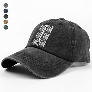 Charlie Kirk Freedom Washed Baseball Denim Cap CH07 67730