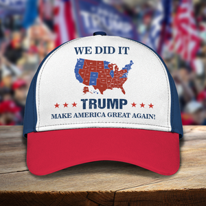 We Did It Trump Make America Great Again Classic Cap HA75 64040