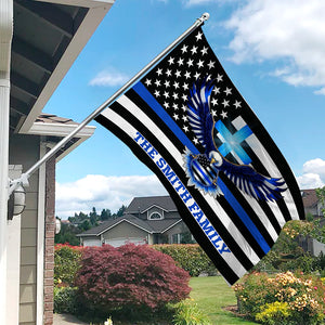 Custom American Flag With Family Name - Personalized Banner House Flag LM32 897225