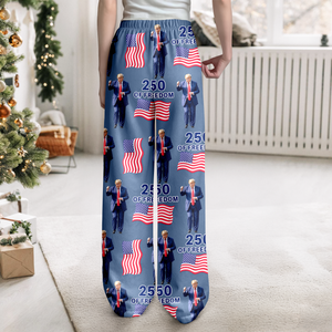 Custom Photo With Trump America 250 Years Politics Sweatpants LM32 895845