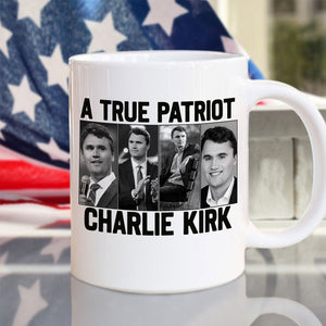 Justice for Charlie Kirk - Prayers Up for Charlie White Mug HA75 64488