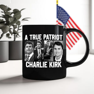 Justice for Charlie Kirk - Prayers Up for Charlie Black Mug HA75 64490
