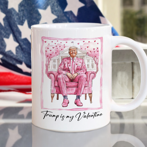 Trump Is My Valentine Retro Shirt – Make Valentine’s Great Again White Mug LM32 65033