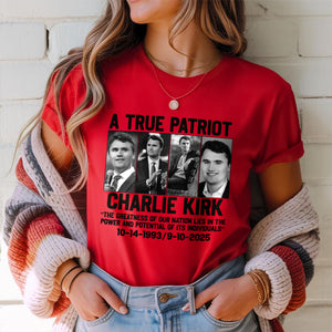 Justice for Charlie Kirk - Prayers Up for Charlie Bright Shirt HA75 64408
