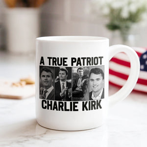 Justice for Charlie Kirk - Prayers Up for Charlie White Mug HA75 64488