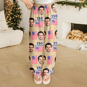 Custom Photo With Trump America 250 Years Politics Sweatpants LM32 895845
