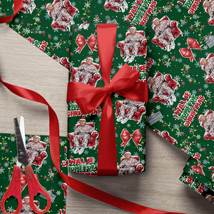 Coquette Bow Trump Christmas Wrapping Paper For Christmas Gift HA75 64142