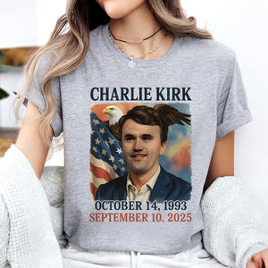 Pray for Charlie Kirk Bright Shirt HA75 64550